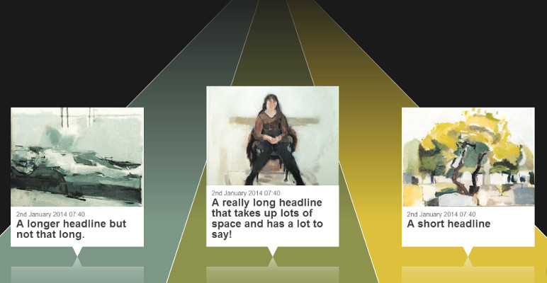 Screenshot showing longer titles on Tiki-Toki 3d timelines